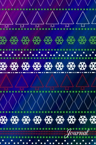 Preisvergleich Produktbild Journal: Blue purple ugly christmas sweater notebook