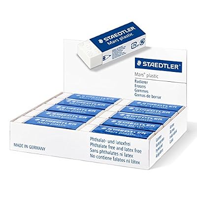 Staedtler 526 50 Boite de 20 Gommes Mars plastic