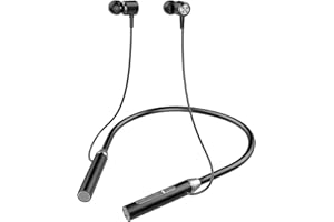 iJiZuo Bluetooth Kopfhörer, Sport Drahtlose Kopfhörer, Bluetooth 5,1 Sportkopfhörer, Magnetisches und Nackenbügel, Nackenbügel Sport Kopfhörer mit Mikrofon, Premium Sound (Schwarz)