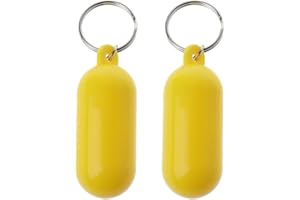 WOEIFGV 2Pcs Kayak Floating Keyring Buoyant Key Rings Marine Sailings Float Canals Keychain Useful Keys Buckle