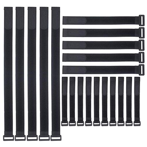 Preisvergleich Produktbild 10 Stücke wiederverwendbare Klettkabelbinder Kabelklett Seilklett klettband mit verschluss Veranstalter