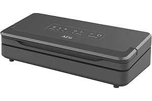 AEG A6-1-6AG urządzenie do pakowania próżniowego / szybkie i automatyczne pakowanie próżniowe żywności / konserwowanie substancji odżywczych / podwójne uszczelnienie / funkcja pulsacyjna / tryb mokry