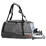 zapatos 500? 【Design Diseño del compartimiento separado para los zapatos】 Un compartimiento separado para los zapatos puede ayudarlo a transportar y mantener sus zapatos mejor en su bolsa de viaje, incluso si está sucio y los otros objetos aún no se manchan.