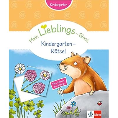 Klett Mein Lieblings-Block Kindergarten-Rätsel - Kindergarten ab 3 Jahren. Das kannst du alleine!