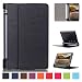 Produktbild Hülle für Lenovo YOGA Tab 3 10 YT3-X50F 10.1 Zoll Schutzhülle Etui Tablet Tasche Smart Cover Book Cover Folio Skin X50L (Schwarz) NEU