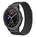 Produktbild 99native Milan Magnetschleifen Edelstahl Uhrenarmband-Bügel für Garmin vivoactive 3,Width: 20mm Length: About 235mm Geeignet für Damen und Herren (Schwarz)