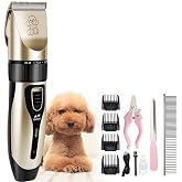 C5 Kırpık 10 In 1 Ayarlanabilir Şarjlı Kedi K&ouml;pek Tıraş Makinesi Pet Evcil Hayvan T&uuml;y Kesme Aparatlı