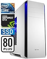 SNOGARD Gamer PC | High End Gaming PC Komplett System | Custom PC Gaming Desktop Computer | Intel i5-7600K,8GB Nvidia Geforce GTX1070, 16GB DDR4 RAM, 480GB SSD + CD/DVD-Rewriter • Spiele Computer