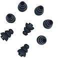 Xcessor Triple Flange 4 Paar (Satz Mit 8 Stück) Hochwertige Gummi Silikon Ohrpolster Ohrstöpsel Für In-Ear Ohrhörer. Kompatib