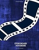  Story Board Notebook: Clapperboard and Frame Sketchbook Log Book Guide Template Panel Pages Book and 4 Frames Per Page For Movie Making Gift For Movie ... With 120 Pages (Film Writing & Sketching Log)