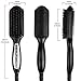 Molain Hair Straightener Ionic Straightening Brush Ceramic Brush Massage Detangling Comb Hair Iron with UK Plug
