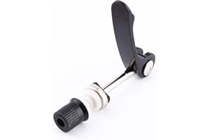 Fafeims 5mm*60mm Aluminum Alloy Cycling QR Quick Release Seatpost Clamp Bike Seat Clamp Skewer Bolt,Black