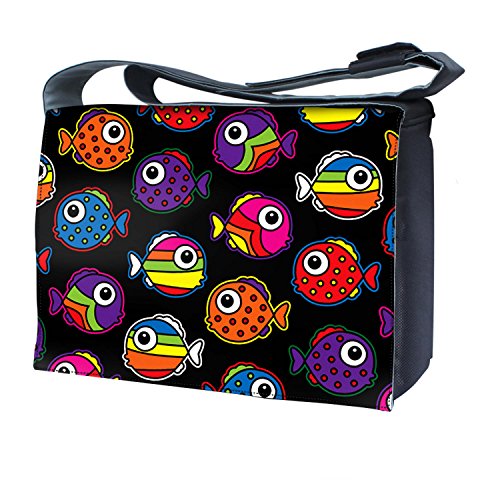 Luxburg Messenger Bag Umhängetasche Laptoptasche Notebooktasche mit Tragegurt Tasche für Laptop / Notebook Computer 15,6 Zoll