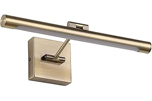 Joosenhouse LED Picture Lights for Paintings Bronze Finish 16.53" Long Swing Arm Display Wall Art Light 9W Gallery Hallway Lighting Over Pictures,Hardwired Connection 3000K,Non-Dimmable