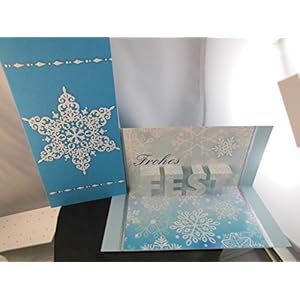 Pop Up Weihnachtskarte Frohes Fest Handmade