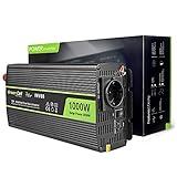 waeco wechselrichter 1000w sinus inkl. Stecker für Kfz-Zigarettenanzünder und dem möglichen Direktanschluss an die Autobatterie.