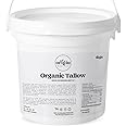 Origin Organic Grassfed Beef Tallow | Certified Premium Quality | Beef Fat Drippings | Food & Skin Grade | Multiple Uses | British Farms (1kg)