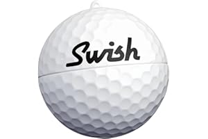 GENERIC Swish Portable Golf Ball Cleaner (White + Black Writing)