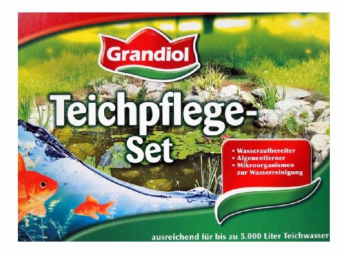 Komplett Teichpflegeset mit Wasseraufbereiter, Algenentferner und Mikroorganismen zur Wasserreinigung - 2