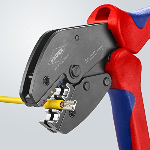 Knipex 97 33 01 MultiCrimp – Crimpzange mit 3-fach-Wechselmagazin - 3