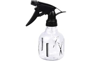 CHSTARINA Vaporisateur Bouteilles en Plastique, 250ml Grande Capacité Spray Bottle Salon Pulvérisateur de Coiffure, Vaporisateur Bouteilles en Plastique, Rechargeable Spray Bouteille de Vide Coiffure Plantes