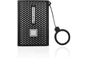 LILITOK T7 SSD Storage Case, Silicone Protective Case Compatible for Samsung T7 Portable SSD 1TB 2TB 500GB Drives, Scratch-Resistant, Lightweight Softcover Case (Black)