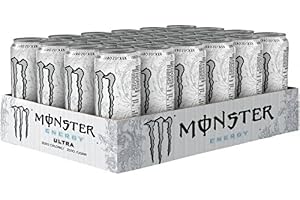 Monster Energy Zero Ultra, förpackning med 24 (24 x 500 ml) (utan en extra pant, leverans endast till Österrike!