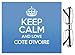 Produktbild Blau Keep Calm und Love Côte d 'Ivoire Objektiv Reinigungstuch Farbe 1725