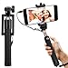 DMG Aux Selfie Stick Wired + Foldable Mini Monopod with Rubber grip for Android Smartphones and iPhones (Multi-colour) RS.299.00