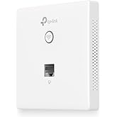 TP-Link EAP115-Wall Omada N300 Wireless Wall-Plate Access Point, 802.3af, Easily Wall Mount, Free EAP Controller Software