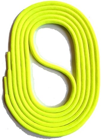 SNORS - Shoelaces - ROUND LACES NEON YELLOW 130cm 51.1", ca. 3mm, Replacement shoelaces strings - with integrated stabilization