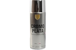 MORE FREE-Pintura Spray Especial Cromo Plata Multicolor Profesional 400ml Adecuado Metal Madera y Plástico Pack de 1 unidad