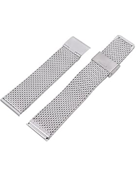 Edelstahl Uhrarmband Armband Watch Herren Damen Uhrenarmband Uhr unisex 22 mm neu