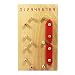 Children's Wooden Set of Two Learn the Digits Game With 7 Wooden Pieces and One Wooden Support Each