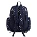Diaper Bag Mummy Backpack Large Capacity Waterproof Multifunctional Fit Stroller (Blue+Point)