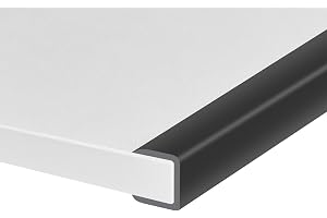 Gummikantband, självhäftande U-kanal kantskydd för plywood, skåp, 5/8" träkantband, flexibel möblereperation, EPDM-material