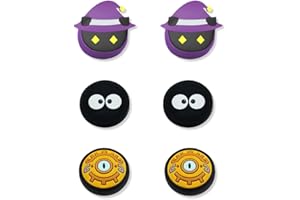 Bieiyhe 6 Pezzi Copri Analogici in Silicone per Nintendo Switch Joystick Tappi Joycon Stick Cover Copri Levette Analogiche Thumbstick Grips Replacement Joystick Covers Protezione per Controller