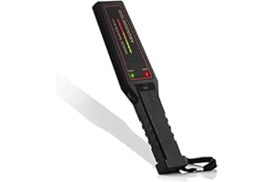 Hand Held Metal Detector,V·RESOURCING Portable High Sensitivity Metal Detector with Signal Strength Indicator,Low Sensitivity Switch,for Security Inspection,Detecting Electronic Product, Metal Object