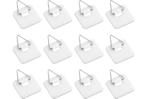 SUJEBKC Ganchos Adhesivos para Fotos,Ganchos para Colgar Cuadros, Colgadores Invisibles Autoadhesivos para Platos,Colgar Cuadros Sin Hacer Agujeros,de Pared Autoadhesivo Decorativo para Fotos Y Artes