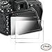 Produktbild Kameraschutzfolie für Nikon D750, CAM-ULATA Anti-Kratzer Blendfreies, Gehärtetes Glas LCD Ultra Crystal Clear Displayschutzfolie für DSLR, 2 Pack