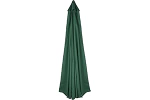 KDHKDFN Toile de Rechange parasol de jardin exterieur deporte 3x3 polyester imperméable 8 Bras Dessus Parapluie Remplacement