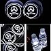 Produktbild 2pcs LED Auto Cup Halter Matte Pad Wasserdicht Flasche Getränke Untersetzer für Universal Auto zur Autodekoration Stimmungslicht Innenraumbeleuchtung wasserdicht (Mercedes)