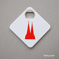 Untersetzer und Flaschenöffner in einem - Geschenk - Kölner Dom - Kölngeschenk - Männergeschenk