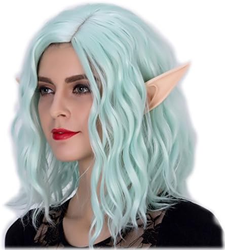 Priomix Large Anime Manga Elf Fairy Cosplay Ears Tips Costume Party Dress Up - Latex Painted Light (1#)