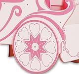 Prinzessin Kutschenbett 2nd Edition! Mädchenbett Kutsche in Rosa und Pink. Traumhaftes Mädchen Kinderzimmer. Kostenloser Sofortversand. - 4