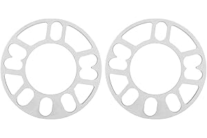BEDIFFER 2Pcs 10mm Wheel Spacers Aluminum Alloy Wheel Spacers Shims Universal Fit for 4/5 Stud Wheel, Wheels And Accessories