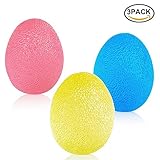 SKL Pelotas de ejercicio de mano de resistencia a los huevos, pelotas de agarre 