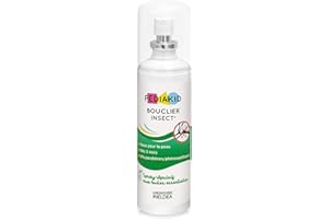 PEDIAKID - Bouclier Insect'- Spray Répulsif aux Huiles Essentielles - Contre les moustiques, tiques et guêpes - Dès 3 mois - 100ml