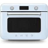 SMEG 50'S Style Retro Buharlı Mini Fırın COF01 Mavi