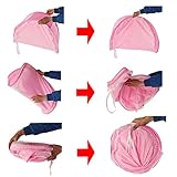 SINOTOP Baby Mosquito Ded tragbar für Reisen, Baby Bett Falten Baby Krippe Moskitonetz Portable Baby Kinderbetten für 0-18 Monat Baby (Rosa）) - 6